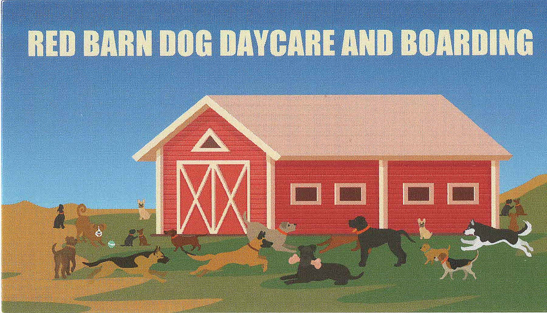 Red store barn kennels